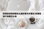 团建旅游路线图怎么画好看又好看的,团建路线行程图怎么做